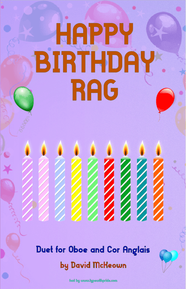 Happy Birthday Rag, for Oboe and Cor Anglais (or English Horn) Duet (arr. David McKeown)