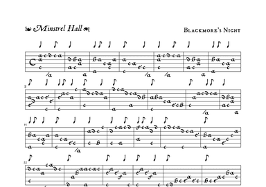 Minstrel Hall (arr. David Hernández)