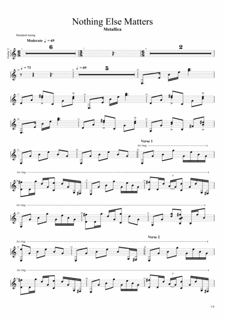Nothing Else Matters (arr. Hugo Neves)