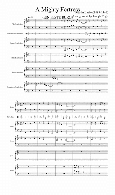 A Mighty Fortress (arr. Joseph Pugh)
