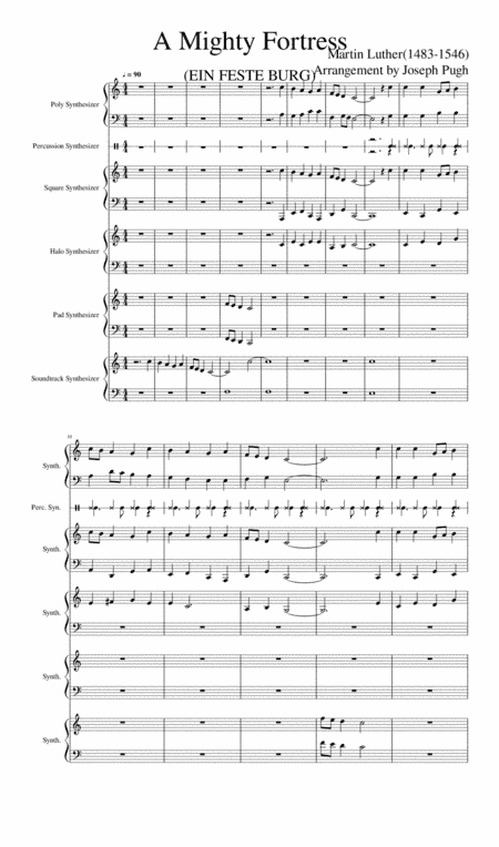 A Mighty Fortress (arr. Joseph Pugh)