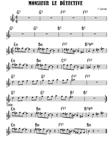 MONSIEUR LE DÉTECTIVE