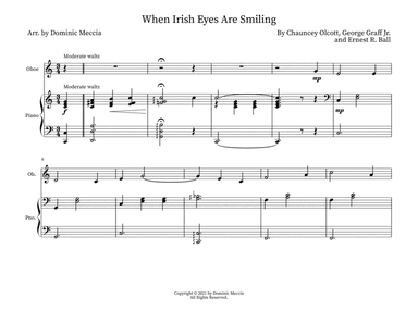 When Irish Eyes Are Smiling (arr. Dominic Meccia)