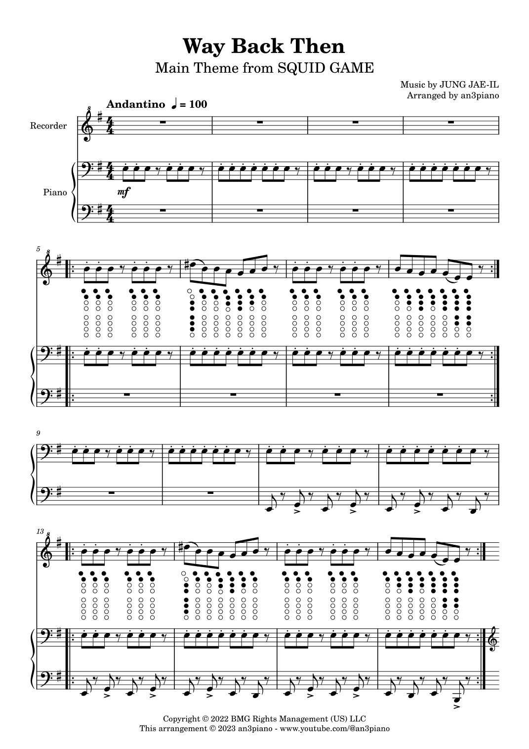 Way Back Then (arr. an3ss piano)