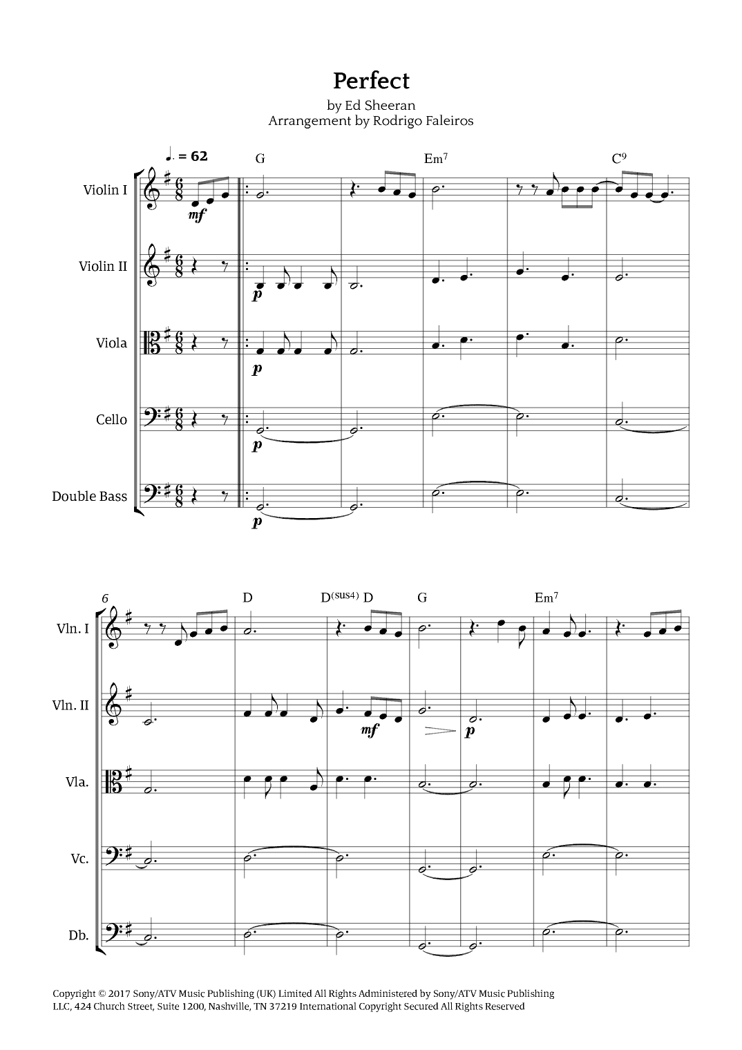Perfect (arr. Rodrigo Faleiros)