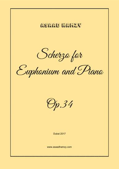 Scherzo for Euphonium and Piano Op.34