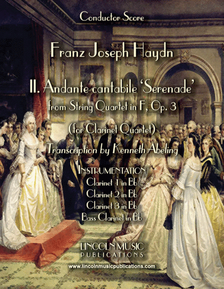 Haydn - "Serenade" (for Clarinet Quartet) (arr. Kenneth Abeling)