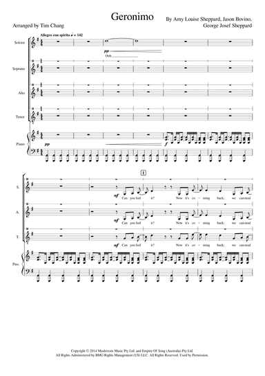 Geronimo (arr. Tim Chang)