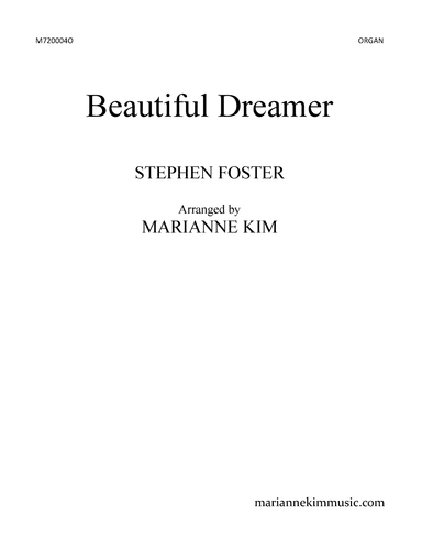 Beautiful Dreamer (arr. Marianne Kim)