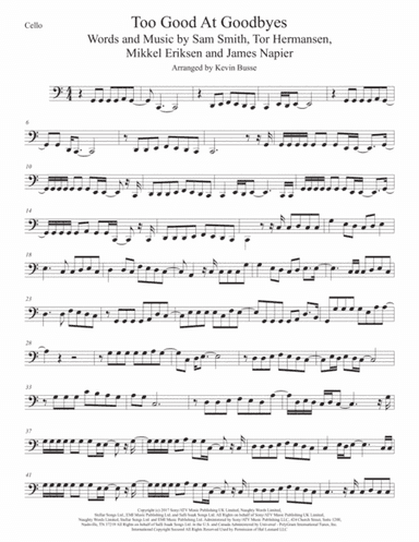 Too Good At Goodbyes (arr. Kevin Busse)