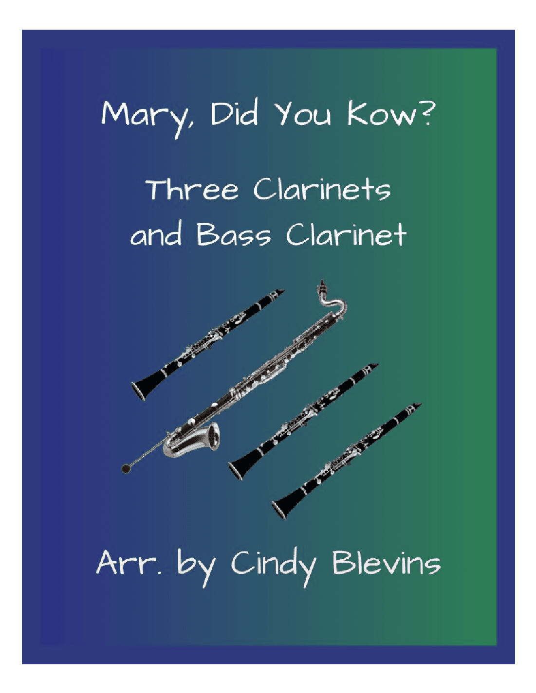 Mary, Did You Know? (arr. Cindy Blevins)