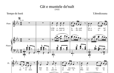 Cât e muntele de'nalt (arr. Klaya)
