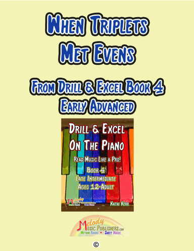 Piano song early advanced - When Triplets Met Evens