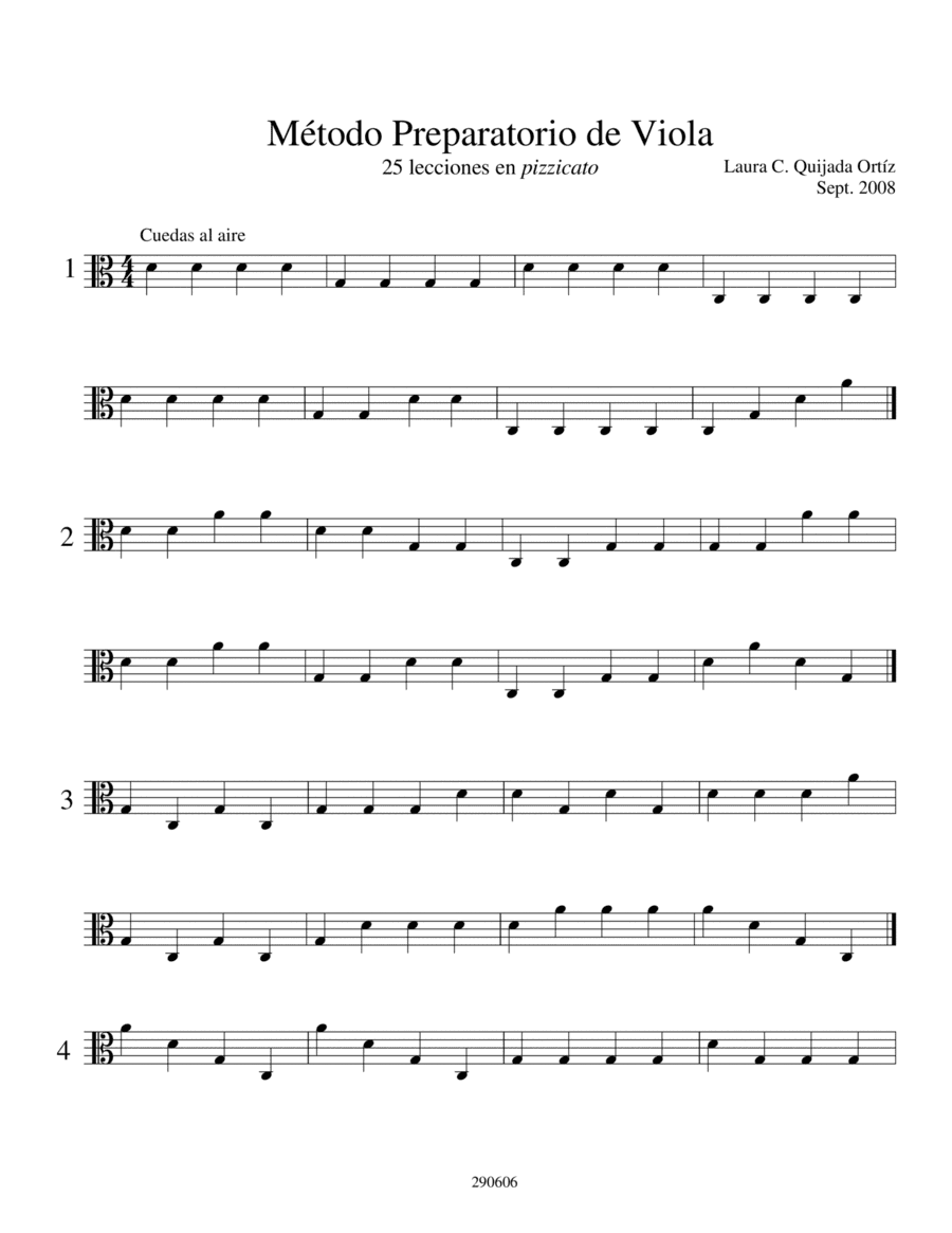 25 Viola Pizzicato Lessons for Beginners.