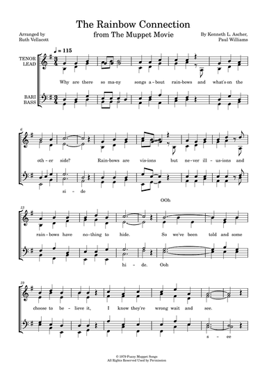 The Rainbow Connection (arr. Ruth Vellacott)