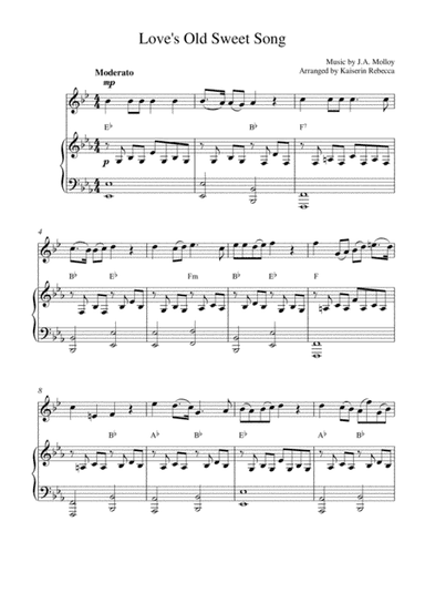 Love's Old Sweet Song (arr. Kaiserin Rebecca)