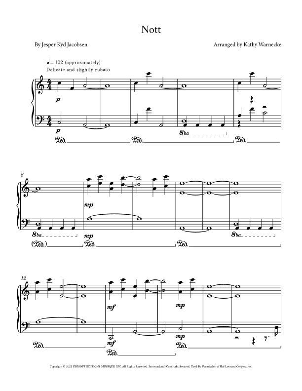 Nott (arr. Kathy Warnecke)