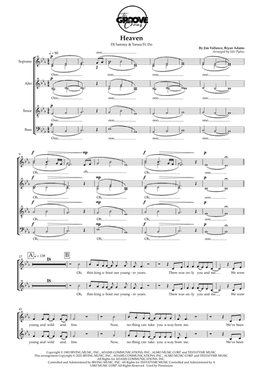 Heaven (arr. Silv Pybus)