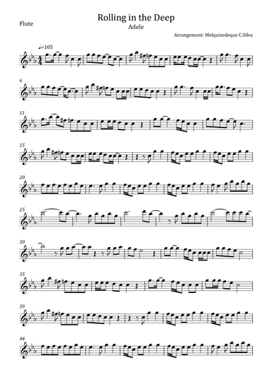 Rolling In The Deep (arr. Melquisedeque C.Silva)