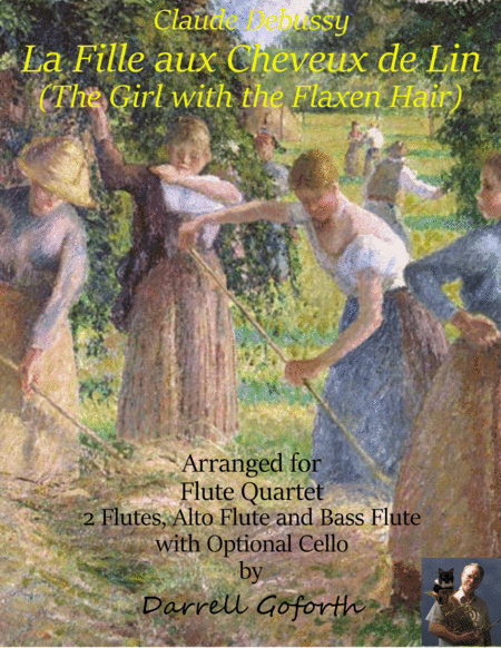 Ravel: La Fille aux Cheveux de Lin for Flute Quartet (arr. Darrell Goforth)