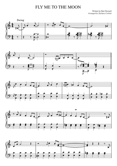 Fly Me To The Moon (in Other Words) (arr. Zachary Corbett)