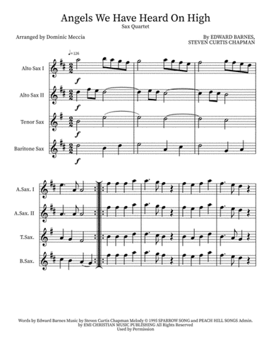 Angels We Have Heard On High (arr. Dominic Meccia)