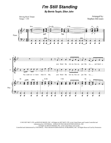 I'm Still Standing (arr. Stephen DeCesare)