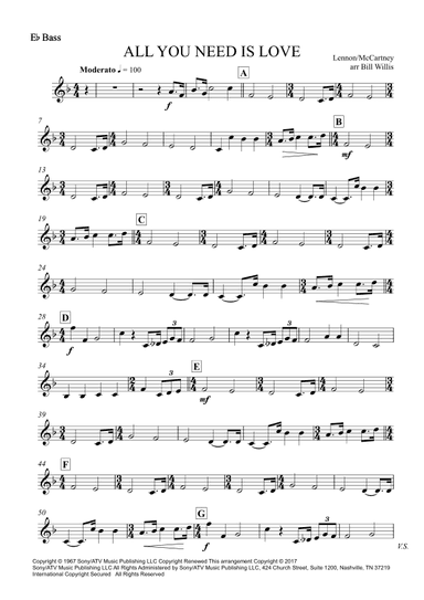 All You Need Is Love (arr. Bill Willis)