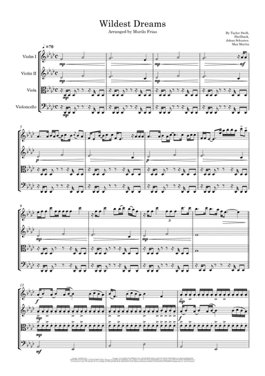 Wildest Dreams (arr. Murilo Frias)