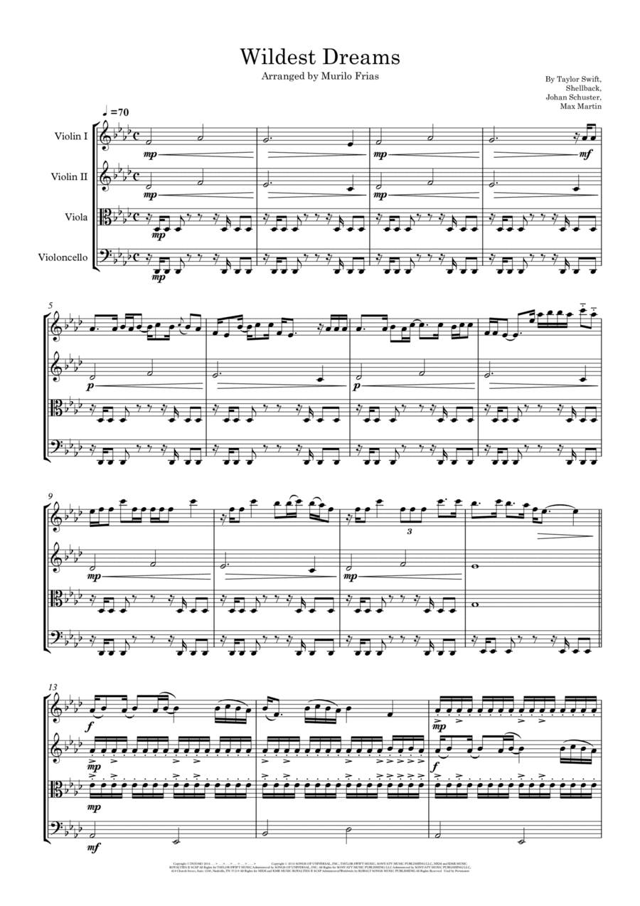 Wildest Dreams (arr. Murilo Frias)