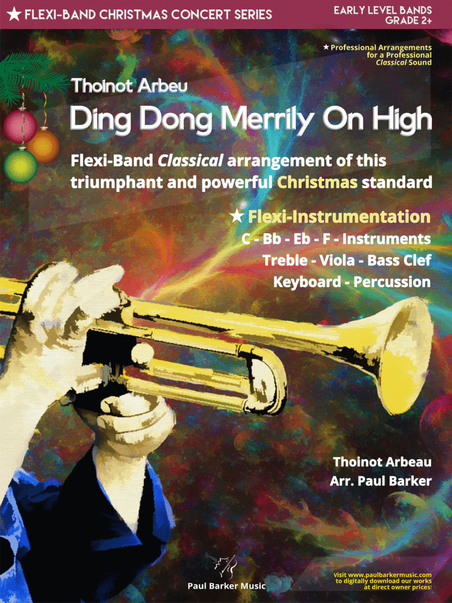 Ding Dong Merrily On High (Flexible Instrumentation) (arr. Paul Barker Music)