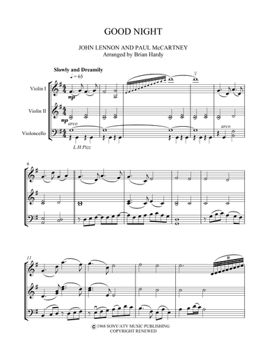Good Night (arr. Brian Hardy)