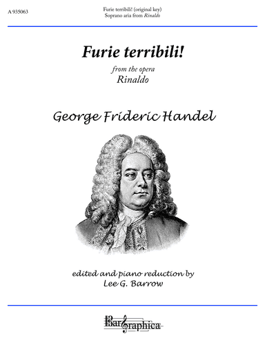 Furie terribili! (arr. --. Edited and piano realization by Lee G. Barrow)