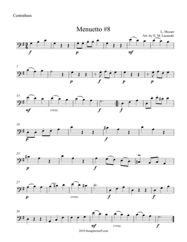 Menuetto #8 (arr. Nick Lacanski)