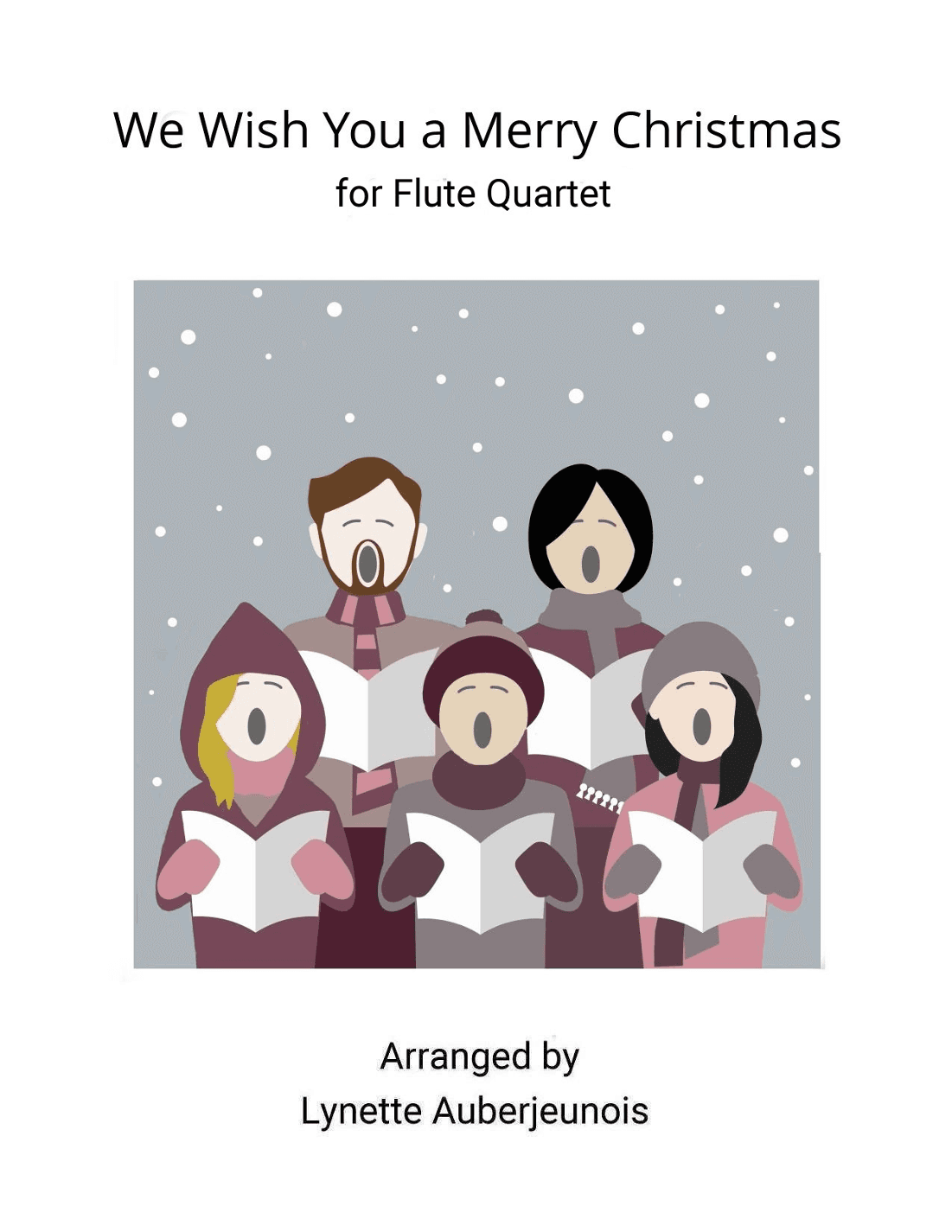 We Wish You a Merry Christmas - Flute Quartet (arr. Lynette Auberjeunois)