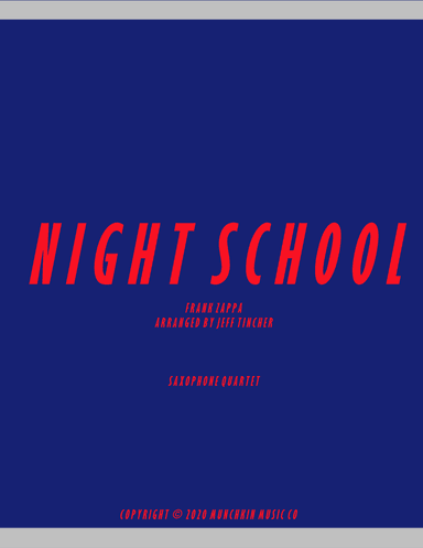 Night School (arr. Jeff Tincher)