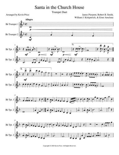 Santa In The Church House (arr. Kevin Price)