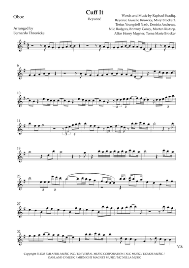 Cuff It (arr. Bernardo Thronicke)