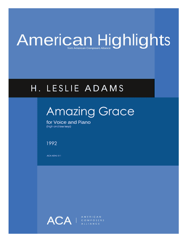 [Adams] Amazing Grace (from Collected Songs)