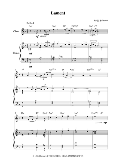 Lament (arr. Karen Gueiros)