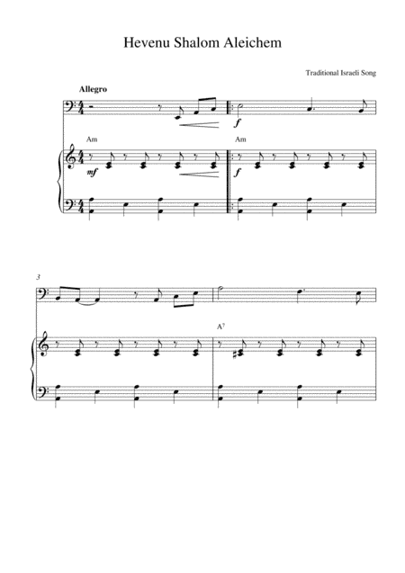 Hevenu Shalom Aleichem (arr. Kaiserin Rebecca)
