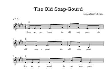The Old Soap-Gourd (arr. Riverside Guitar School)