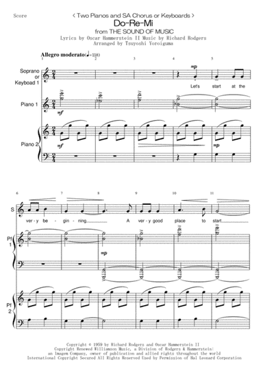 Do-Re-Mi (arr. Tsuyoshi Yoroiguma)