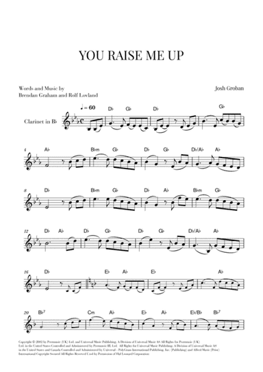You Raise Me Up (arr. Cadenza Editions)