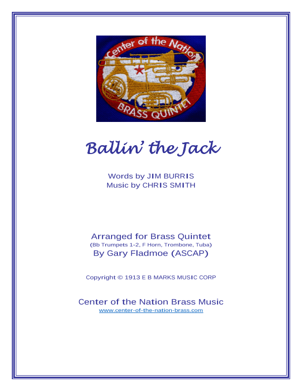 Ballin' The Jack (arr. Gary Fladmoe (ASCAP))