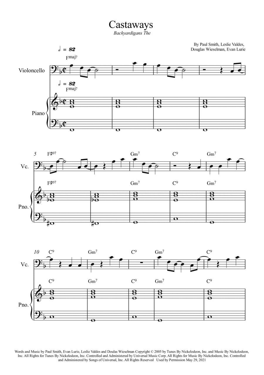 Castaways (arr. Wesley S. SIlva)