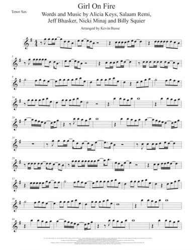 Girl On Fire (arr. Kevin Busse)