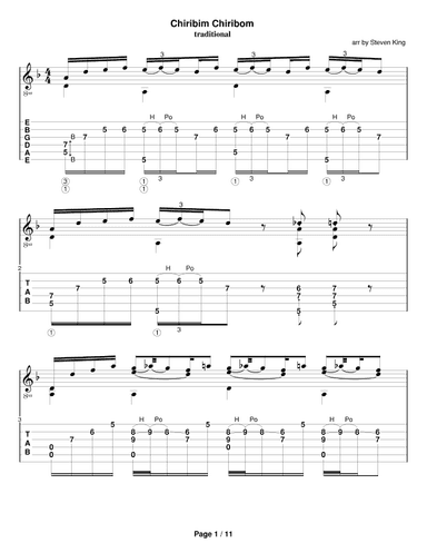 Chiribim Chiribom (arr. Steven King)