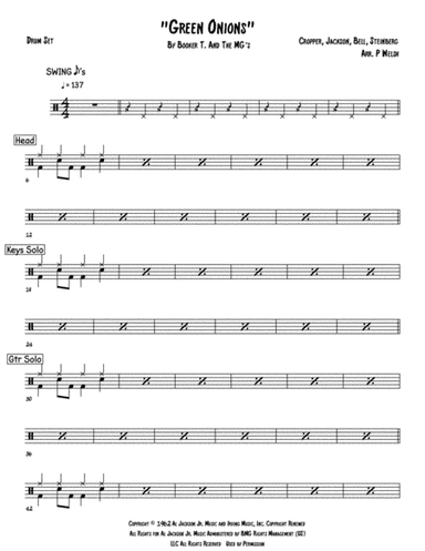 Green Onions (arr. Paul welsh)
