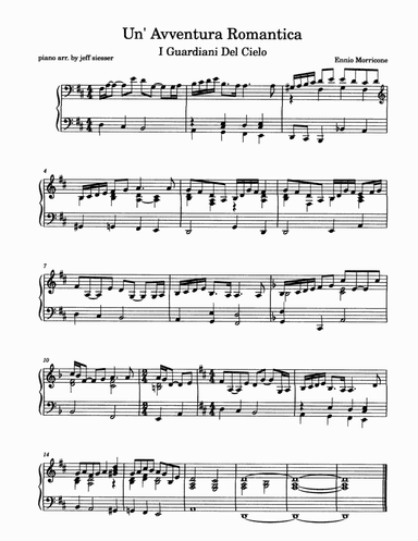 Un Avventura Romantica (arr. jeff siesser)